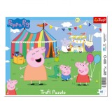 Puzzle Trefl, Peppa Pig Circ, 25 Piese, Multicolor