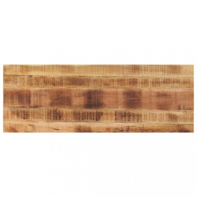 Blat masă, 140x60x2,5 cm, dreptunghiular, lemn masiv mango brut foto