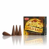Cumpara ieftin Conuri parfumate - 10 Buc - Gold Rain