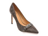 Pantofi eleganti FLAVIA PASSINI gri, 4A212, din piele intoarsa