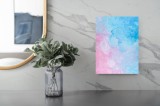 Tablou Canvas Abstract Multicolor &ndash; Design Artistic Modern, 26 x 39 cm, CMCLASS
