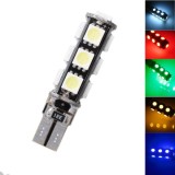 13 SMD LED 5050 T10 W5W 12V Canbus Error Free Alb Rosu Verde Galben Albastru Lampa Becuri Lumini