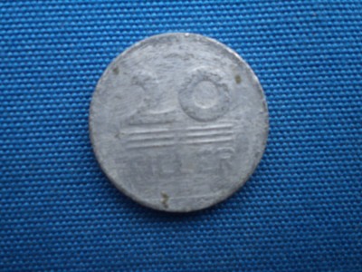 20 FILLER 1957 UNGARIA foto