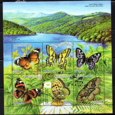 AZERBAIJAN 2002, Fauna, Fluturi, serie neuzata, MNH