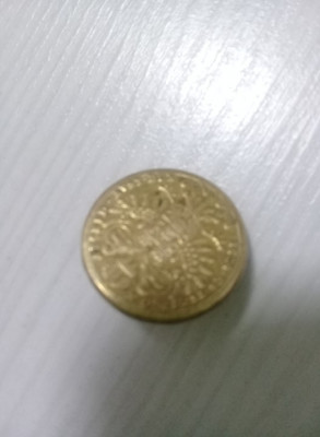 NASTURE vechi metalic auriu tip moneda Burg co tyr 1780 archid avst dux foto