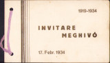 HST A682 Invitație Oradea 1934 Weisz Geza evreu