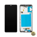 Display cu Touchscreen MP compatibil cu Samsung Galaxy A31 A315 cu Rama Versiune OLED Negru