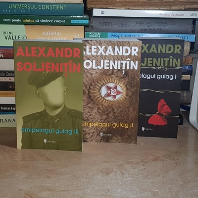 ALEXANDR SOLJENITIN - ARHIPELAGUL GULAG ( 3 VOL. ) , UNIVERS , 2008 ** foto
