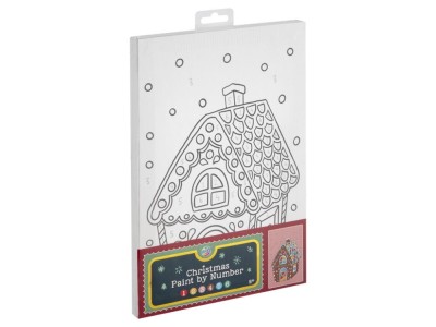 Set pictura pe numere - Casuta de turta dulce foto