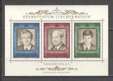 Liechtenstein.1988 50 ani pe tron Principele Franz Josef II-Bl. SL.197, Nestampilat