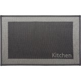 Covor Bucatarie 50x80cm &ndash; Kitchen Negru Compozitie 100% Polyester Moftx