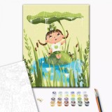 Set pictura pe numere - Yana Kozak - Fairy of the lake | Brushme