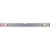 Nivela profesional din aluminiu, 3 fiole, 40 cm