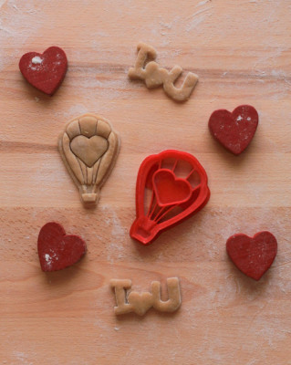 Cookie cutter - Balloon heart foto