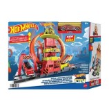 Set de joaca Hot Wheels City - Statia de pompieri, Super Loop