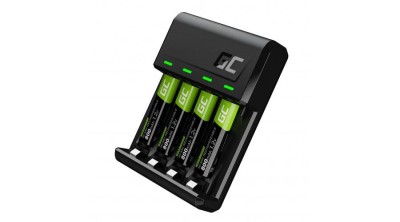 Green Cell GC VitalCharger și 4 x baterie AAA HR03 800mAh foto
