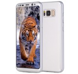 Cumpara ieftin Husa 360 Full Cover Samsung Galaxy S8 Plus Argintiu, Carcasa Fata+Spate, Anti-soc, Amprenta, Alunecare, Policarbonat