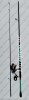Set Spinning Saimino Mirah 2.40m, 10-40g + Mulineta FL EFB2000, 6 Rulmenti, Tambur Aluminiu + Rezerva
