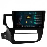 Navigatie 2K Mitsubishi Outlander (2013-2020) 4GB RAM Android 13 Octacore Slot Sim 4G DSP GPS Wi-FI Carplay Android Auto USB Bluetooth Waze Touchscree