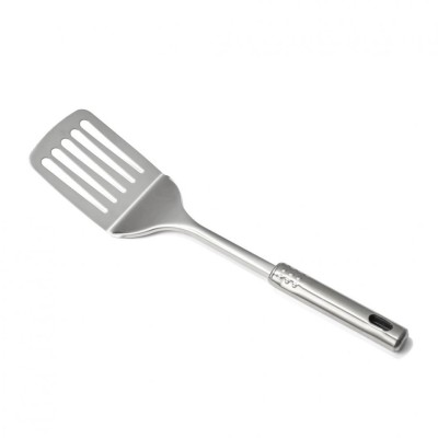 SPATULA INOX PERFORATA 32 X 8 CM foto
