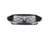 Grila radiator Ford Edge, 05.2019-, montare fata, 5 mulaje cromate, cu rama crom; negru, RapidAuto