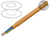 Cablu Electric PUR Portocaliu 3G1mm2 300/500V