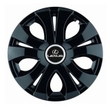 Cumpara ieftin Set 4 Capace Roti Top Negru R14, Compatibil Cu Lexus, Autohelix MSA