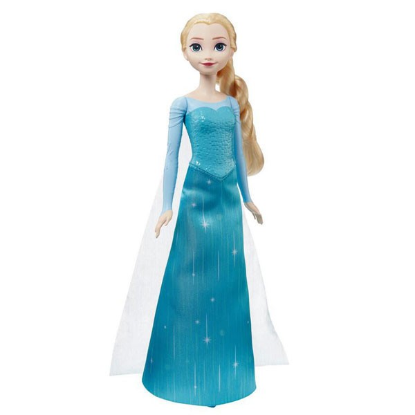Papusa Disney Frozen II - Elsa, cu rochita lunga