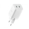Incarcator Retea Allity. ATC-01-45WCC Fast, 45W, 3A, 2 x USB-C, Alb