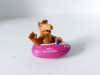Figurina ALF in barca, Bully West Germany 1988, cauciuc, 4,5cm, Null Problemo