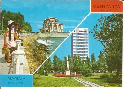 #carte postala-CONSTANTA-colaj foto