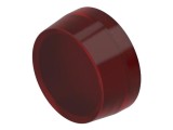Lentilă pentru buton roşie, plastic, &Oslash;29mm, seria 04