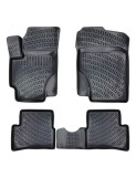 Set covorase auto din cauciuc tip tavita pentru Kia Rio II 2005-2011