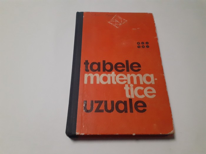 TABELE MATEMATICE UZUALE E ROGAI RF5/2