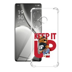 Husa antisoc pentru realme gt 6 / gt 6t, airbag pro, clear, keep it up foto