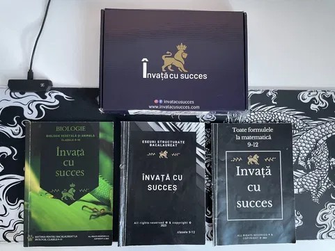 Carti Invata cu Succes - Profil Real (Matematica + Romana + Biologie)