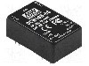 Convertor de tensiune, DC-DC, intrare 9...18V DC, iesire 12V DC, putere 8W, MEAN WELL - DCW08A-12