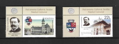 ROMANIA 2024 - PATRIMONIUL CULTURAL, BUZAU, VINIETA 1, MNH- LP 2455 foto