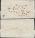 Germany 1858 Postal History Rare Stampless Cover DB.320