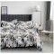 Lenjerie pat dublu,bumbac finet,6 piese,cearceaf normal 220x240cm, cearceaf pilota 200x220cm, 2 fete de perna 50x70, 2 fete de perna 70x70-A1062