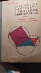 Gr gheba culegere de exerciții și probleme de matematica
