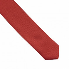 Cravata rosie slim Henry foto