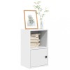 VidaXL Bibliotecă, alb, 31x24x52 cm, lemn prelucrat 860319