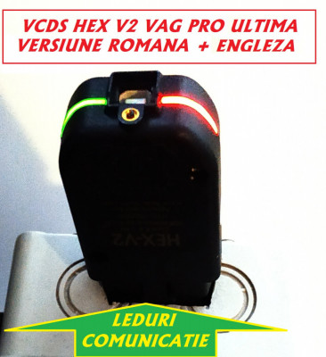 Interfata auto VCDS VAG COM 2023/2024 Hex V2 limba Romana + Engleza foto