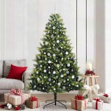 VidaXL Brad de Crăciun artificial cu ramuri articulate și 300 de LED-uri 3396005