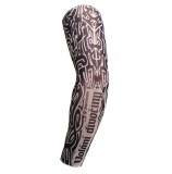 Manșon Brat Tatuaj Temporar Elastic Volani Divociny CRT 3D Negru Textil Fete Baieti
