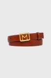 Marella curea de piele femei, culoarea maro, 2423506026200