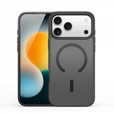 Husa MagSafe pentru Apple iPhone 17 Pro, DUX DUCIS, Yind, Neagra foto