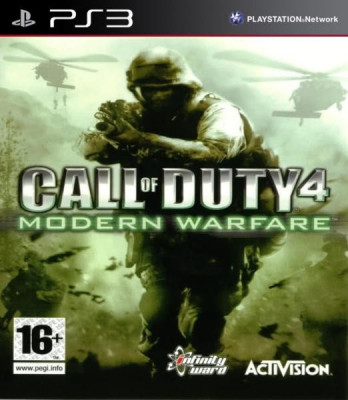 PS3 Call of Duty 4 Modern Warfare Joc Playstation 3 de colectie foto
