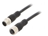 Cablu de conectare M12 5P 3m PVC IP67/IP69K
